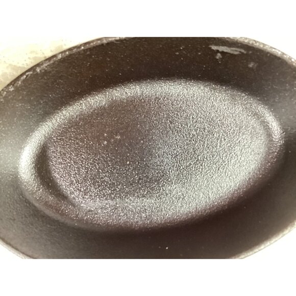 The Pioneer Woman Oval Cast Iron Baking Dish With Handles*Durable Cookware*Black - Picture 4 of 6